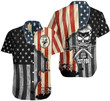 Proud American Barber Shop Ill Cut You US Flag Unisex Hawaiian Aloha Shirts DH - 1
