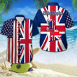 Hawaiian Aloha Shirts America United Kingdom Flag - 1