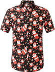 Santa Claus Holiday Party Christmas Hawaiian Shirt  Unisex  Adult  HW1762 - 1