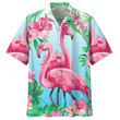 Flamingo Hawaiian Shirt  Hawaiian Shirt For Men  Hawaiian Shirt For Women  HW3895 - 1