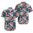 Disc Golf Hibiscus Hawaiian Shirt  Unisex  Adult  HW6023 - 1