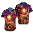 Dragons With Breathing Fire Art Hawaiian Shirt  Unisex  Adult  HW2169 - 1