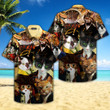 Captain Cats Hawaiian Shirt  Unisex  Adult  HW4678 - 1