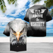 Eagle Fly Above The Negativity Hawaiian Shirt  Unisex  Adult  HW3426 - 1