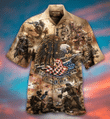Eagle Veteran These Colors Dont Run Vintage Hawaiian Shirt  Unisex  Adult  HW3313 - 1