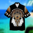 Native American Wolf Hawaiian Shirt  Unisex  Adult  HW3004 - 1