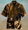 Scary Black Wolf Hawaiian Shirt  Unisex  Adult  HW3229 - 1