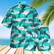 Dolphin Hawaiian Shirt Set  Unisex  HS1081 - 1