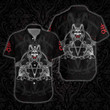 Demon With Skull Pentagram Satanic Hawaiian Shirt  Unisex  Adult  HW2618 - 1