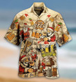 Drinking Beer With Santa Claus Hawaiian Shirt  Unisex  Adult  HW1757 - 2