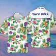 Taco Bell Hawaiian Shirt Hibiscus Pineapple Tropical Aloha Shirt Summer Beach Clothing Men - 1