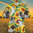 Appaloosa Horse Lovers Sunflower Watercolor Hawaiian Shirt - 1