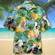 Men Brahman Hawaii Shirt Brahman Cattle Shirt Green Brahman Cattle Lovers Pineapple Hawaiian Shirt - 1