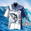 Custom name Tuna fishing Catch and Release 3D Design Fishing Hawaii Shirt - 1