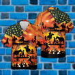 American Cowboy Sunset Full Printing Hawaiian Shirt 11821DH - 2