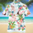 Pig Tropical Flower Hawaii Shirt - 2