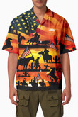 American Cowboy Sunset Full Printing Hawaiian Shirt 11821DH - 3