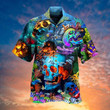 Skull Hippie Hawaiian Aloha Shirts KV - 1