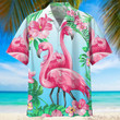 Flamingo Hawaiian Beach Shirt - 1