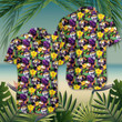 Tropical Purple Hibiscus Skull Hawaiian Shirt Beach Shirt For Women Summer Gift Ideas - 1