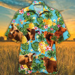 Beefmaster Cattle Lovers Pineapple Hawaiian Shirt - 1