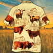Beefmaster Cattle Lovers Farm Hawaiian Shirt - 2