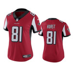 Atlanta Falcons Hayden Hurst Red Vapor Untouchable Limited Jersey NFL Jersey - 1