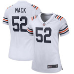 Khalil Mack Chicago Bears Nike Womens 2020 Alternate Classic Game Jersey White NFL Jersey - 1