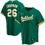 Matt Chapman Oakland Athletics Nike Alternate 2021 Replica Player Jersey Kelly Green MLB Jersey - 1