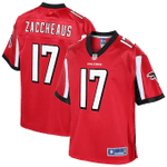 Olamide Zaccheaus Atlanta Falcons NFL Pro Line Team Player Jersey Red NFL Jersey - 1