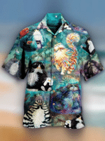 Animal Printed Mens Floral Hawaiian Shirt  Unisex  Adult  HW4047 - 1