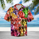 Dachshund Color Hawaiian Shirt  Unisex  Adult  HW5439 - 1