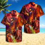 Flaming Dragon Hawaiian Shirt  Unisex  Adult  HW4671 - 1