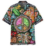 Hippie Peace Hawaiian Shirt  Unisex  Adult  HW3077 - 1