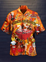 Chilling And Grilling Hawaiian Shirt  Unisex  Adult  HW3669 - 1
