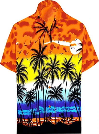 Coconut Tree Hawaiian Shirt  Unisex  Adult  HW2794 - 1