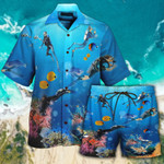 Scuba Diving So Beautiful Hawaiian Shirt Set  Unisex  HS1045 - 1