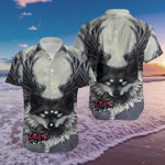 Wolf And Rose Hawaiian Shirt  Unisex  Adult  HW6106 - 1