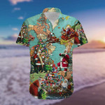 Santa Claus Around the World Hawaiian Shirt  Unisex  Adult  HW2330 - 1