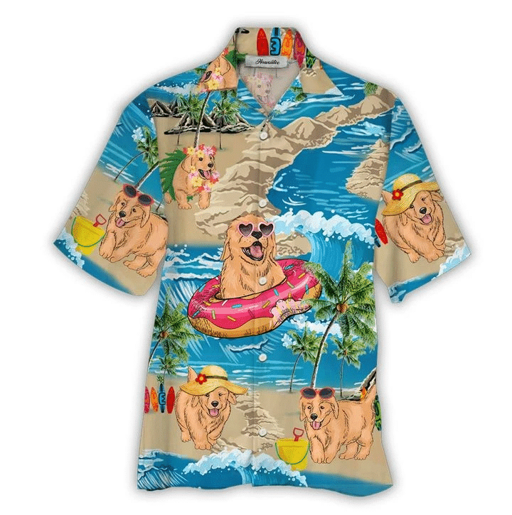 Summer Dog Hawaiian Shirt  Unisex  Adult  HW5718 - 1