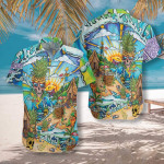 Pineapple Skull Beach Hawaiian Shirt  Unisex  Adult  HW2730 - 1