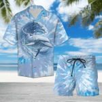 Dolphin Tie Dye Hawaiian Shirt Set  Unisex  HS1033 - 1