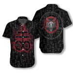 Satanism Magic Circle Hawaiian Shirt  Unisex  Adult  HW2612 - 1