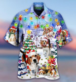 Merry Beagle Christmas Hawaiian Shirt  Unisex  Adult  HW2176 - 1