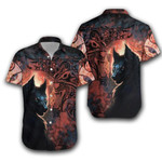 Fenrir Grunge Viking Hawaiian Shirt  Unisex  Adult  HW3410 - 1