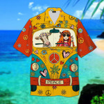 Hippie Cow Hawaiian Shirt  Unisex  Adult  HW4609 - 1