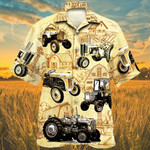 Tractor Farm Vintage Hawaiian Shirt - 1