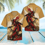 Amazing Red Samurai Hawaiian Shirt TY076010 - 1