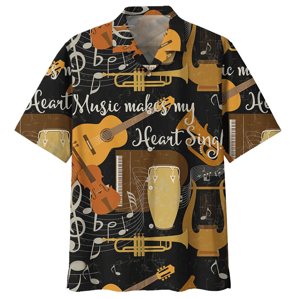 Man Hawaii Shirt Beach Shirt DRUM HAWAIIAN SHIRT 692387 - 1
