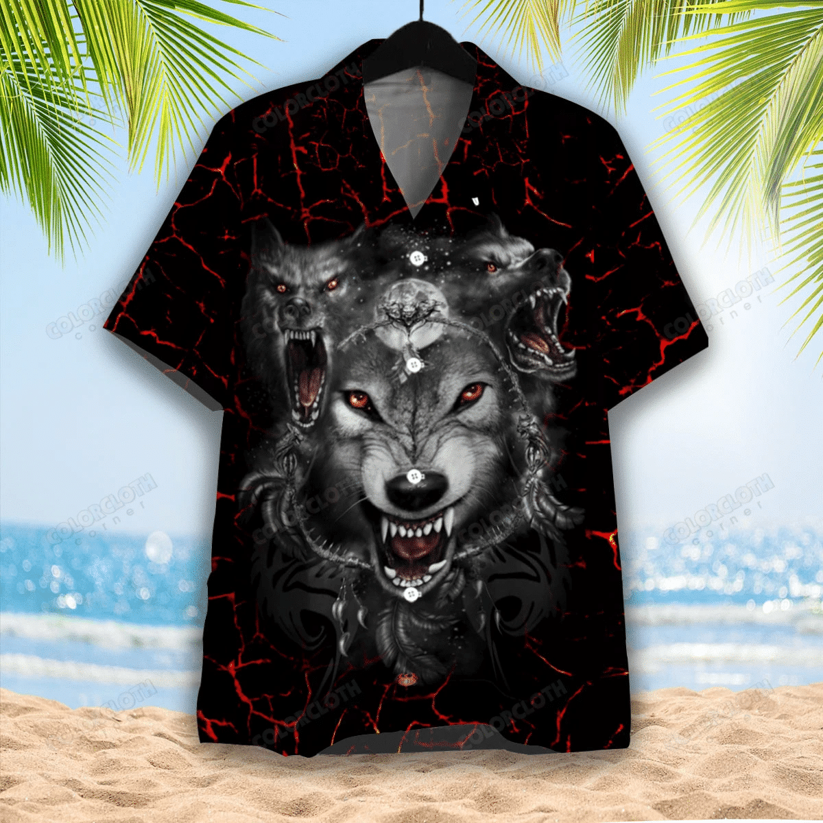 Dark Wolf Hawaiian Shirt TV055885 - 1